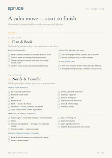 Spruce NZ moving house checklist front cover
