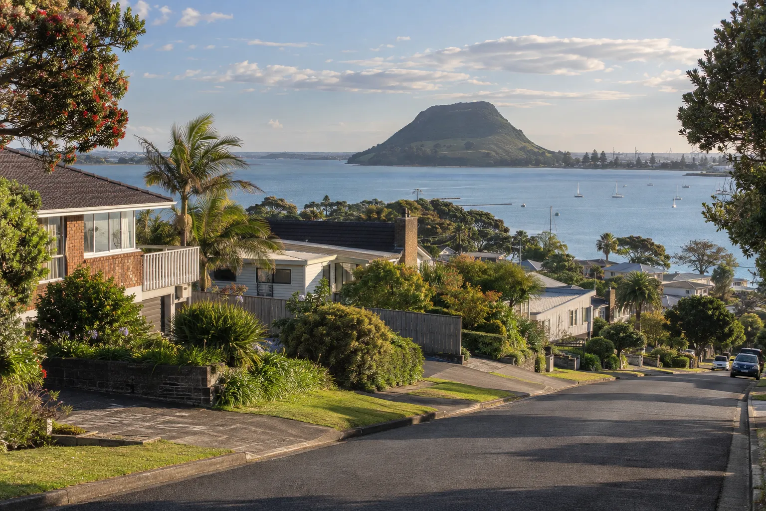 Established Ōtūmoetai homes overlooking Tauranga Harbour and Mauao